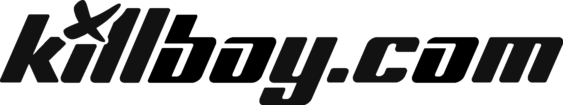 Killboy.com Black Logo Vector Logo